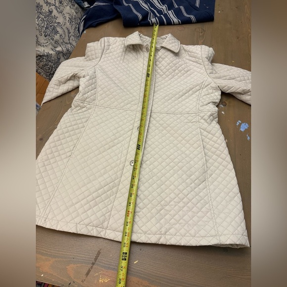 Vintage White Stag Quilted Cream Jacket Size Large - Picture 5 of 9